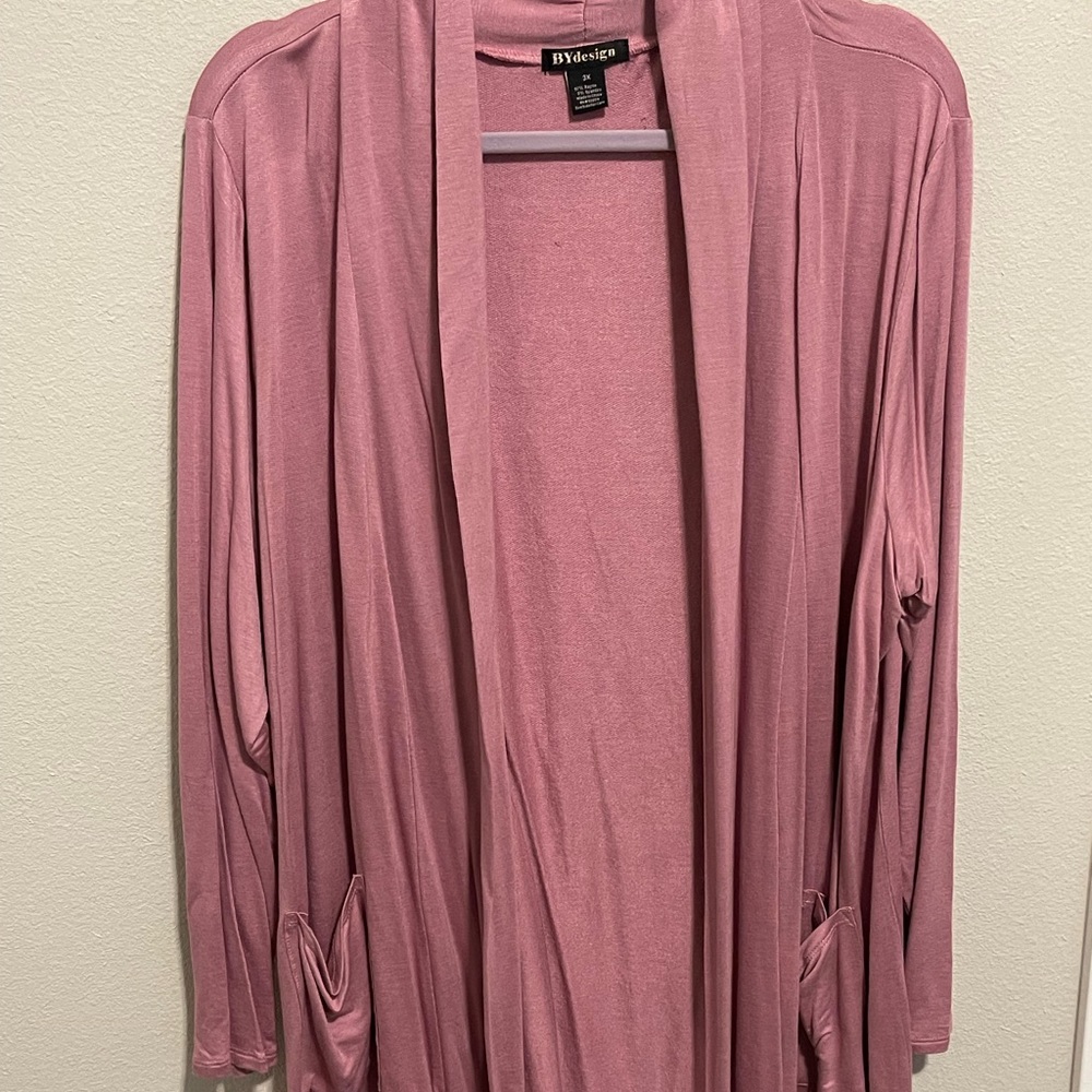 BYDesign Pink 3X Cardigan